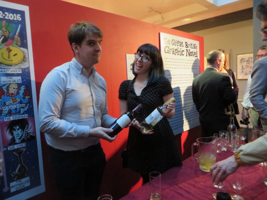 Cape PR people Aidan and Cat - our friendly wine service for the evening!
