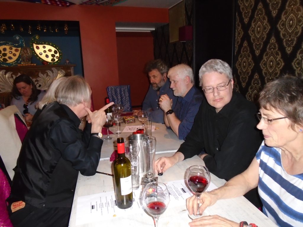dinner B Steve Bell etc